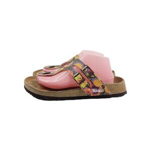 Papillio Women's Multicolor Gizeh Leather Graphiti Slip-On Thong Sandal Size 11